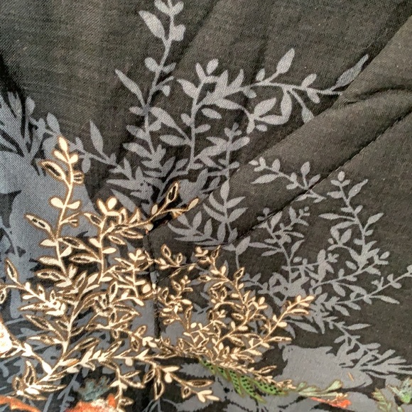 🌠1 left! Sherpa lined floral hoodie - Picture 8 of 9